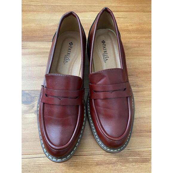 Patrizia Spring Step Penny Loafers Brown 39 8.5 - Picture 1 of 8
